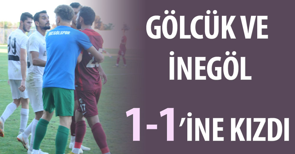 Gölcük ve İnegöl 1-1’ine kızdı!