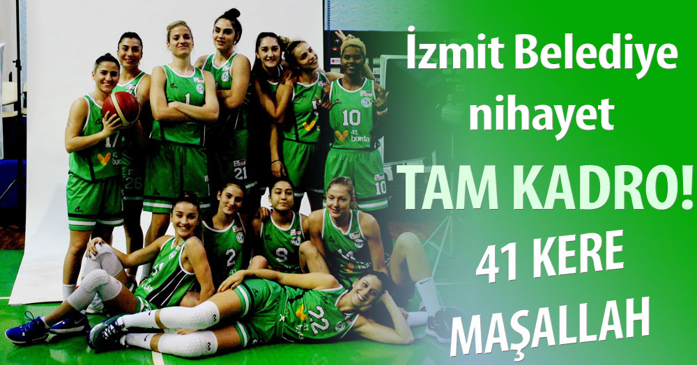 İzmit Belediye nihayet TAM KADRO!