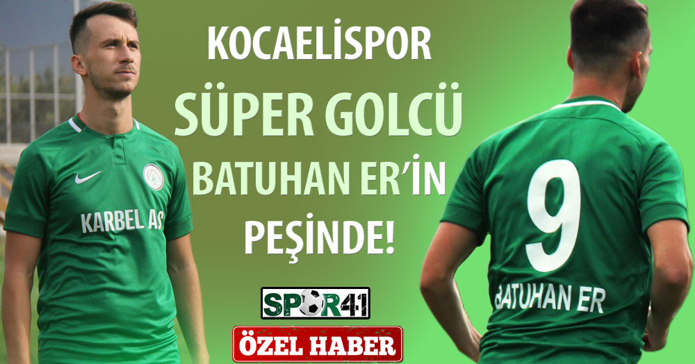Kocaelispor’un gündeminde süper golcü Batuhan Er var!