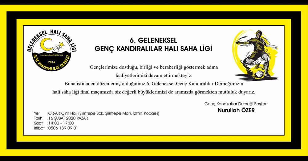 Genç Kandıralılar’da final şöleni Pazar günü!