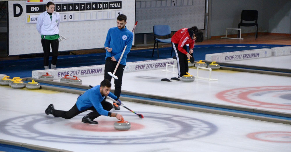 KOÜ Curling’ten üçüncülük geldi