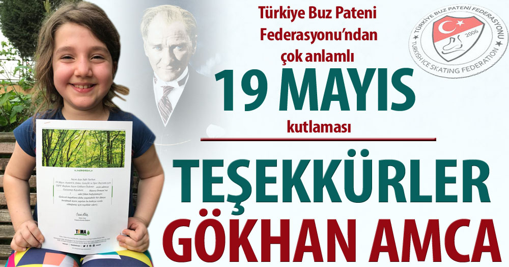 Buz Pateni Federasyonu’ndan en anlamlı 19 Mayıs kutlaması!