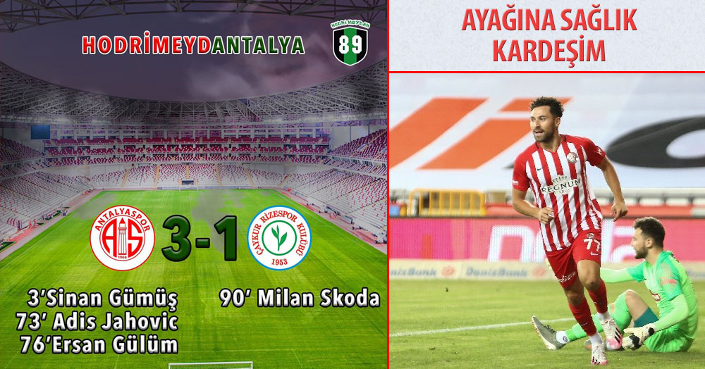 Ayağına sağlık kardeşim