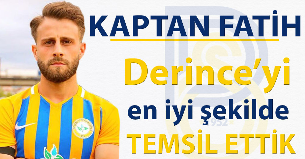 Muhammed Fatih: Derince’yi en iyi şekilde temsil ettik