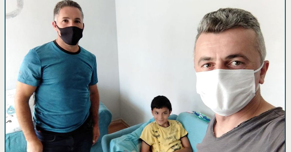 Küçük Umut'a hocalarından ziyaret