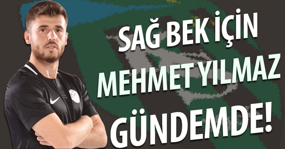 Manisa FK’nın sağ beki Mehmet Yılmaz gündemde