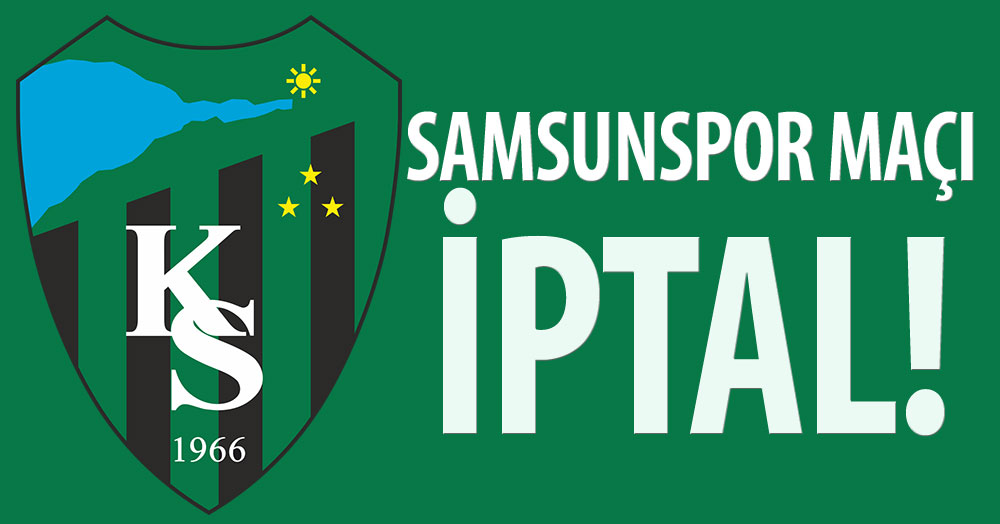 Samsunspor maçı İPTAL oldu! Covid ŞOKU!