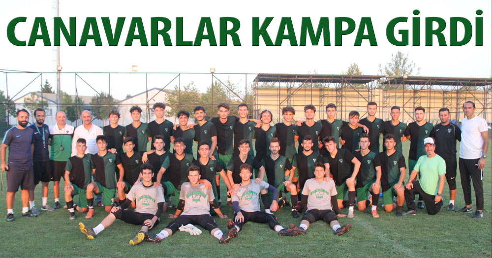 Canavarlar kampa girdi