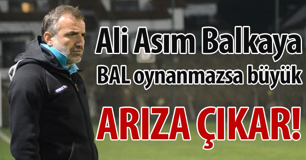Balkaya: BAL oynanmazsa büyük arıza çıkar!