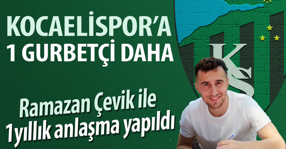 Kocaelispor’a bir gurbetçi daha!