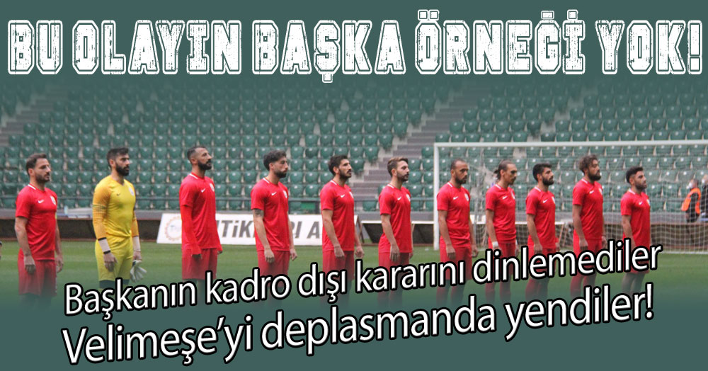 Bu olayın başka bir örneği YOK!