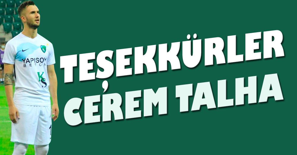 Teşekkürler Cerem Talha