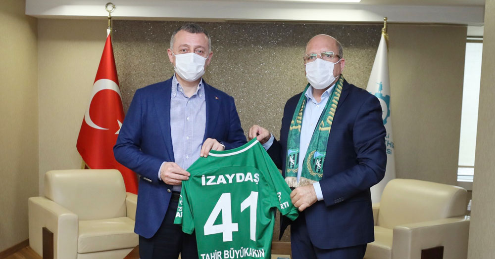 Büyükakın, Kocaelispor yönetimini ağırladı