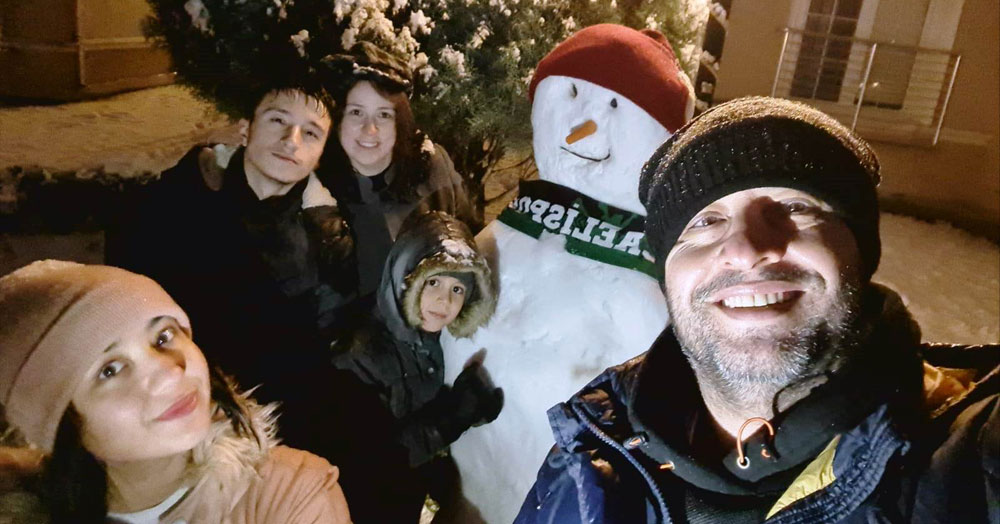 Bu da bizim Kocaelisporlu kardan adam!