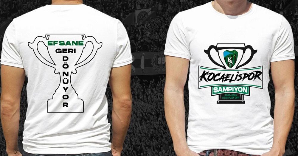 Şampiyonluk tişörtleri 40 liradan satılıyor