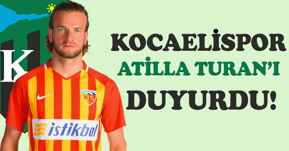 Kocaelispor, Atilla Turan’ı duyurdu!