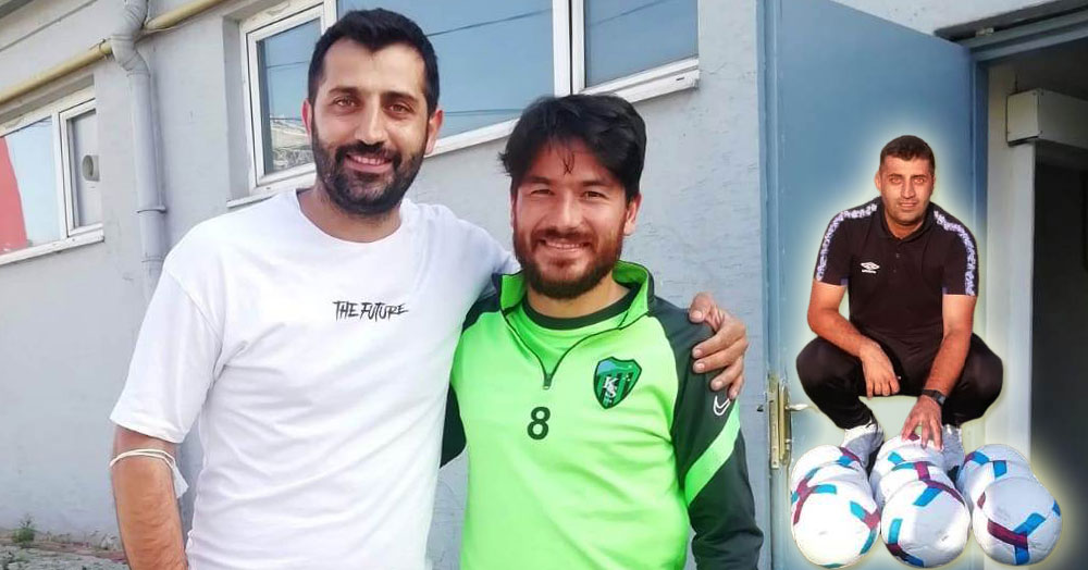 İrfan Başaran’dan futbol topu jesti