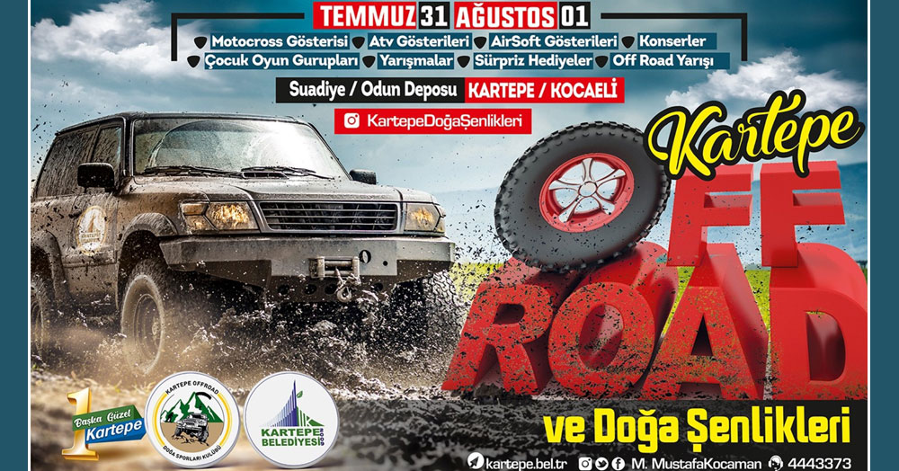 Kartepe’de Off Road coşkusu yaşanacak!