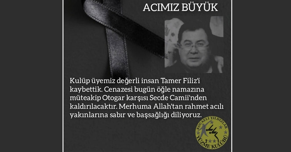 Yıldızlar Yüzme Kulübü'nün acı kaybı