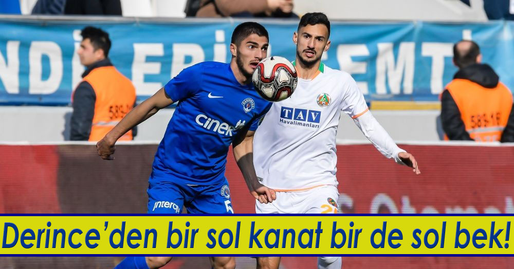 Derince’den bir sol kanat bir de sol bek!