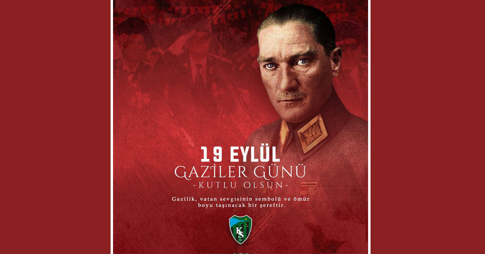 Kocaelispor’dan Gaziler Günü mesajı