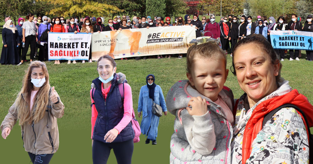 Avrupa Spor Haftası yürüyüş ile bitti