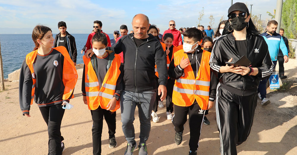 Hereke sahilinde spor dolu sabah!