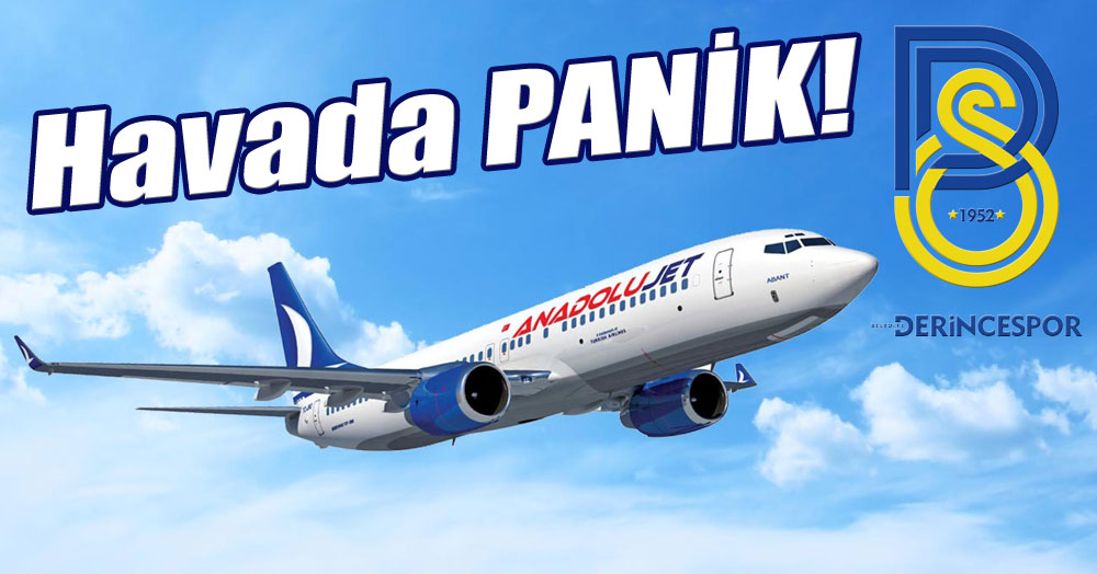 Havada panik anları!