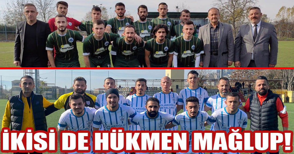 Dilovası ve Suadiye HÜKMEN mağlup!