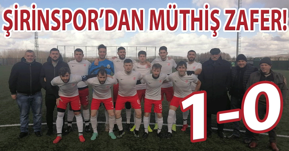 Şirinspor’dan müthiş zafer! “1-0”