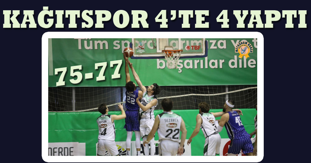 Kağıtspor, Akhisar’dan da galip döndü! “75-77”