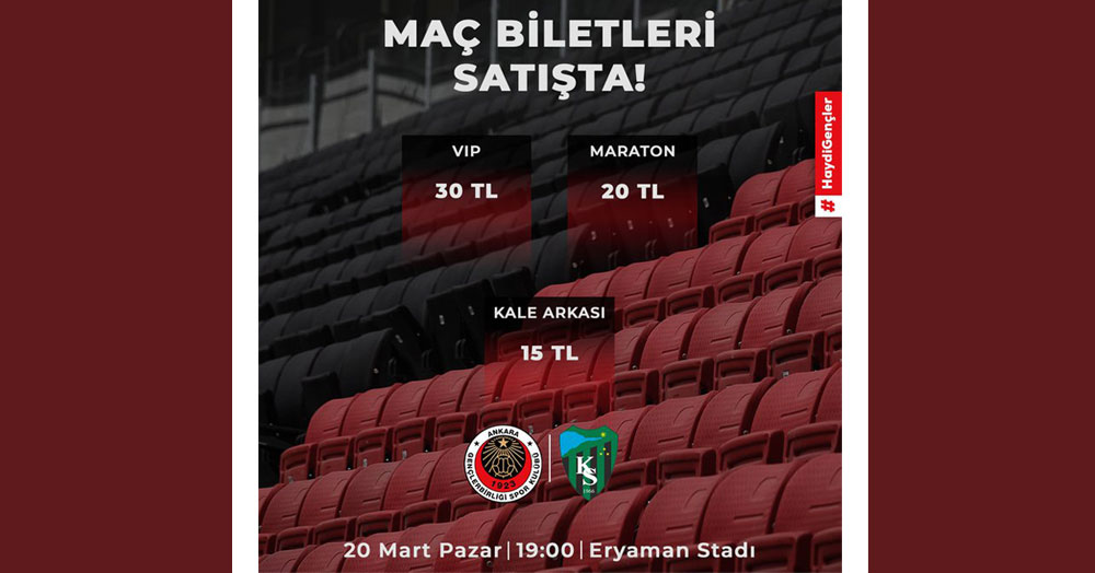 Bilet fiyatları 15,20 ve 30 lira