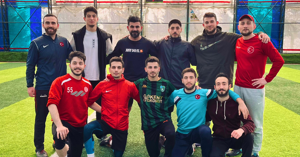 Milli karateciler hünerlerini bu kez futbolda sergiledi