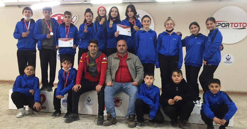 Derbent Ortaokulu’ndan olağanüstü başarı! Boccede tarih yazdılar! 