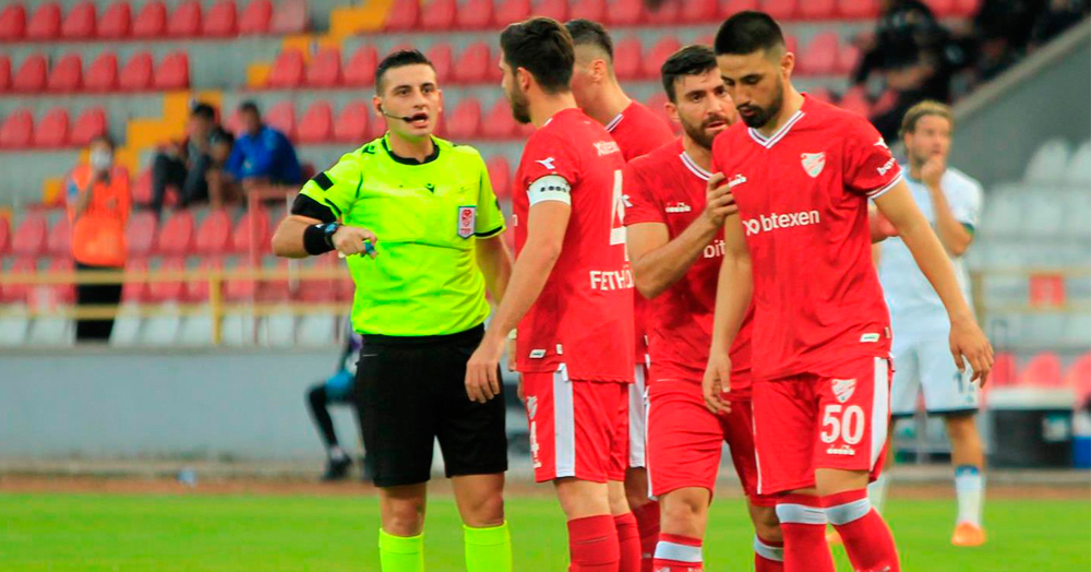 Düdük 27 yaşındaki hakem Furkan Aksuoğlu’nda