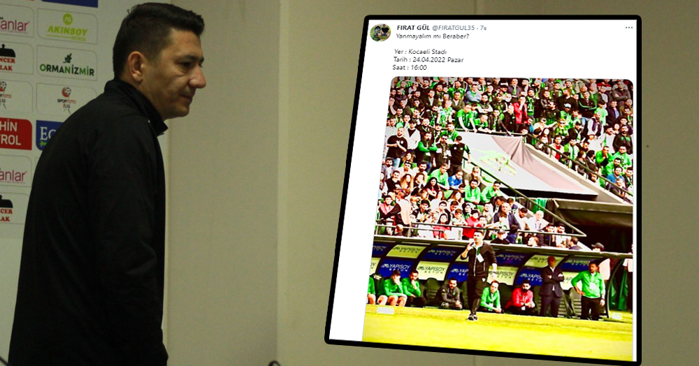 Yanarız hocam! Sen şu takımı ligde tut hele… Cayır cayır yanarız hem de!