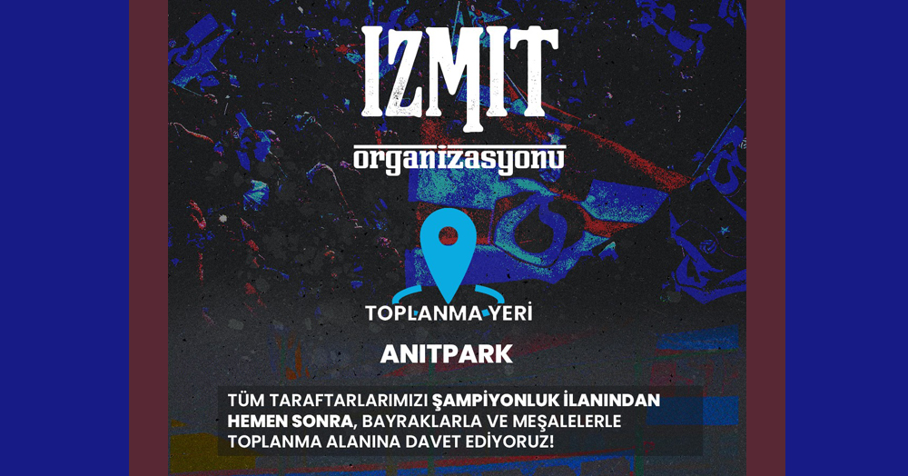 Trabzonsporlular İzmit’te şampiyonluk kutlama programı yaptı