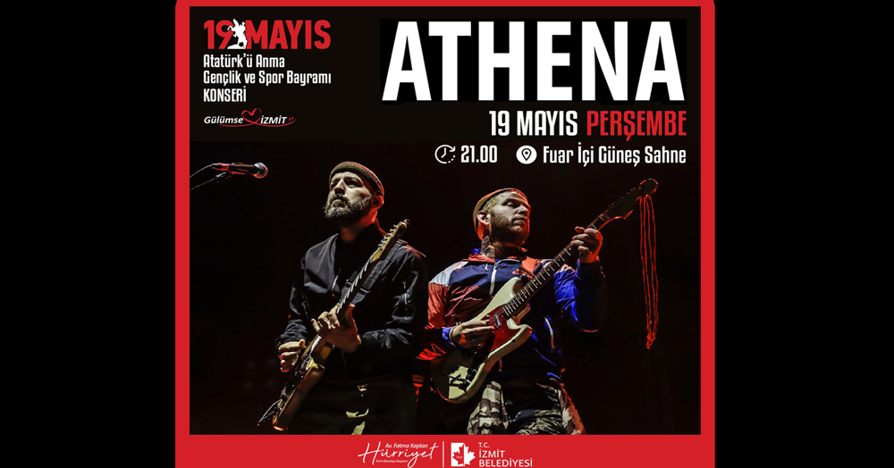 İzmit Belediyesi 19 Mayıs’ta Athena’yı getiriyor