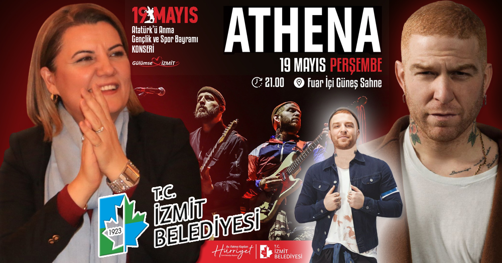 İzmitliler 19 Mayıs’ı Athena ile kutlayacak