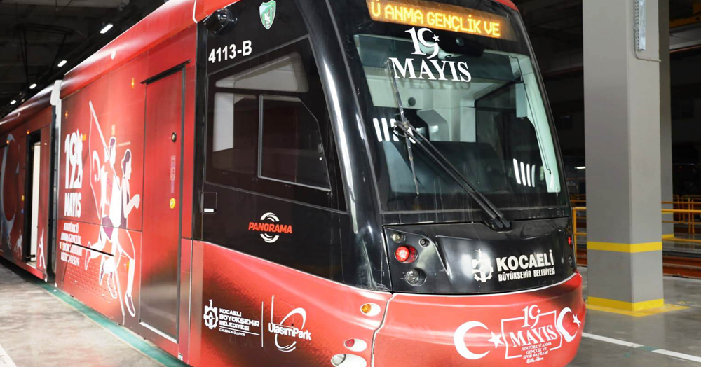 Tramvayda da 19 Mayıs!