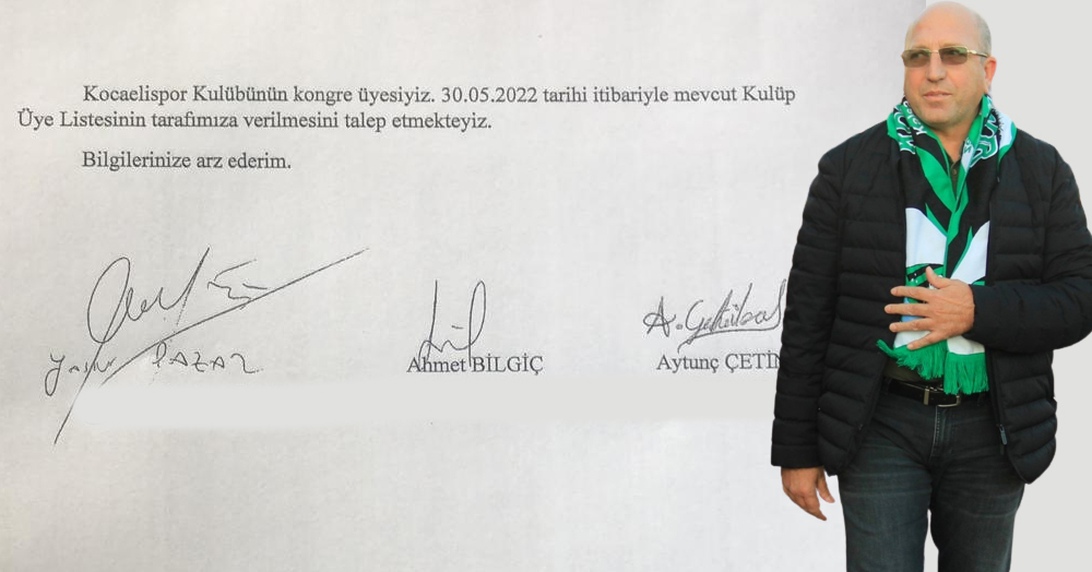 Kocaelispor üye listesi verilirse çarpılırlar mı?