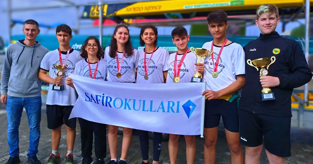 Kürekte bizim çocuklar şov yaptı!