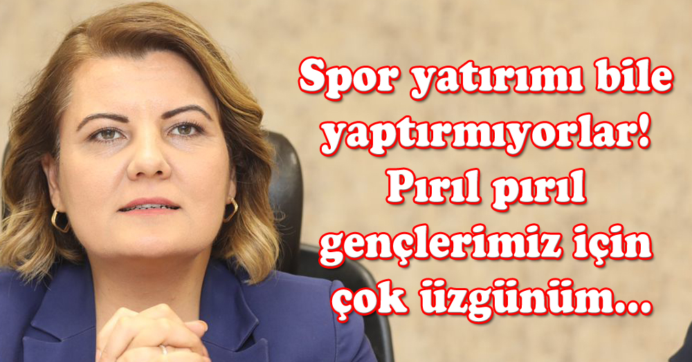Başkan Hürriyet: Spor yatırımı bile yaptırmıyorlar! Pırıl pırıl gençlerimiz için çok üzgünüm…