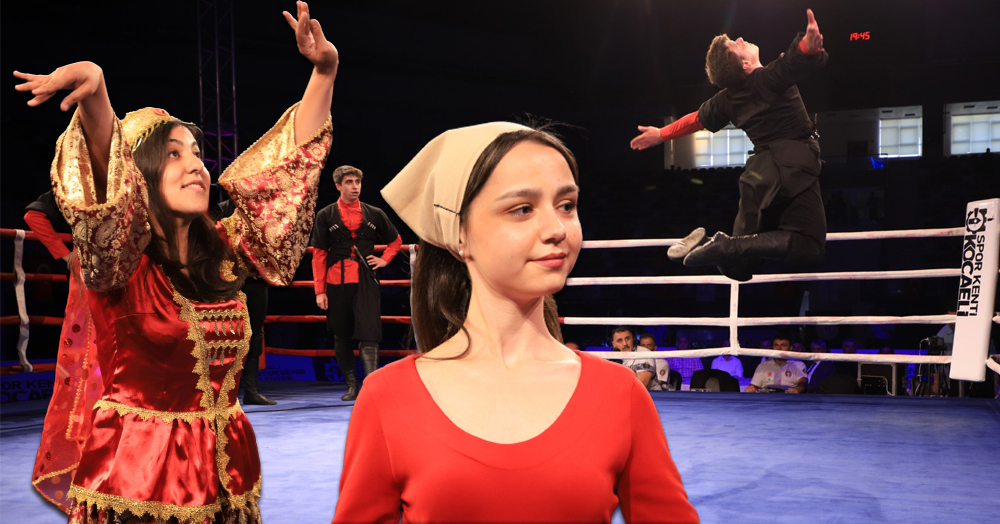 Kick boks galasında muhteşem gösteri