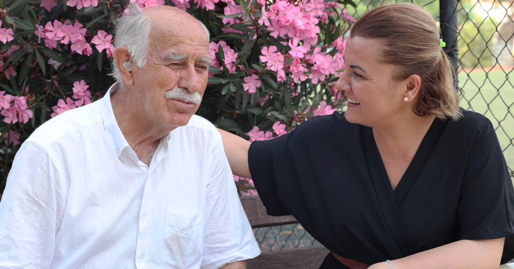 Fatma başkandan efsane başkana ziyaret