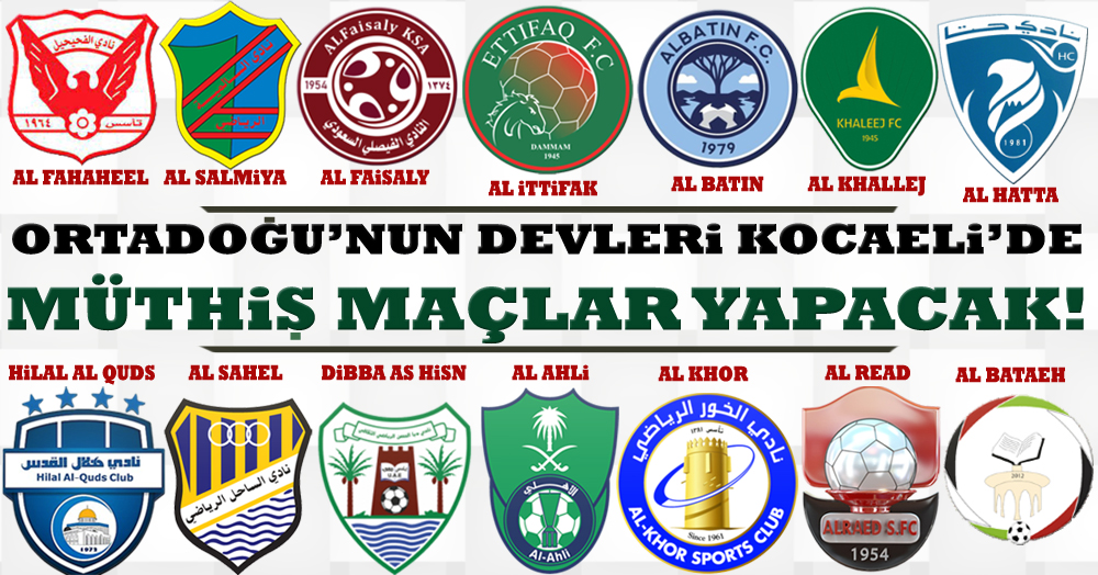 Dünya devleri Kocaeli’de müthiş maçlar yapacak! Kaçırmayın!