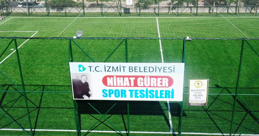 İzmit Belediyesi Nihat Gürer Spor Tesisleri’nde sona gelindi