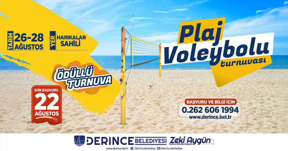 Haydi plaj voleyboluna!