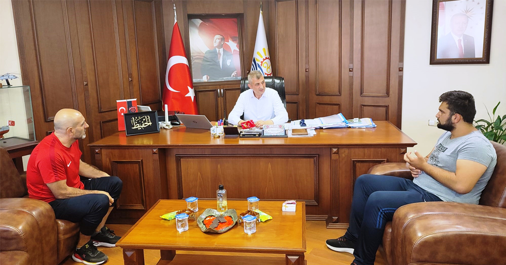 Başkan Sezer, Ali İmran Pustu'yu ağırladı