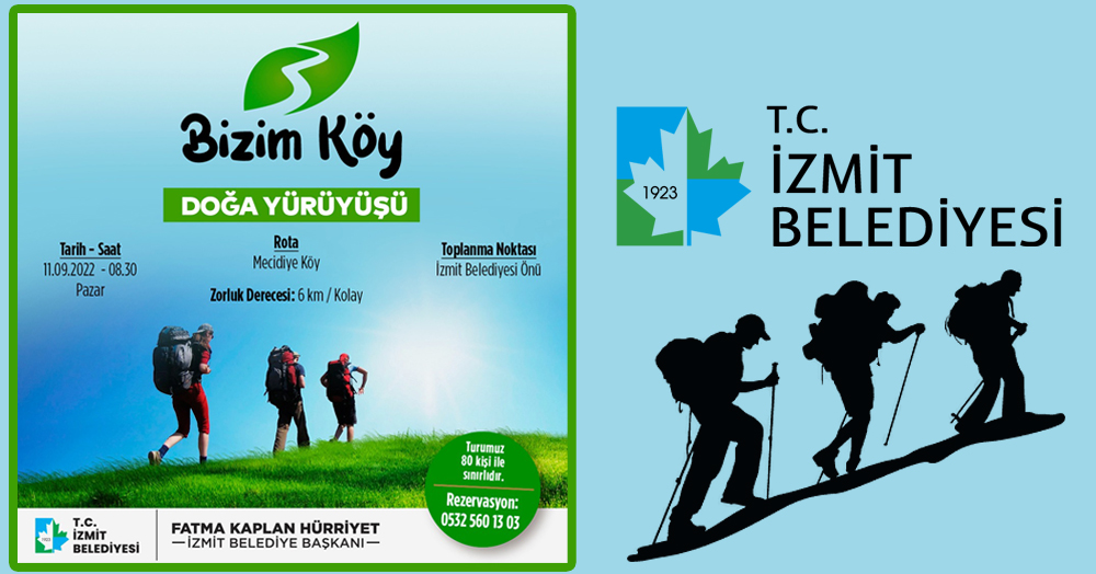 Bizim Köy Doğa yürüyüşü bu hafta Mecidiye’yi gezecek